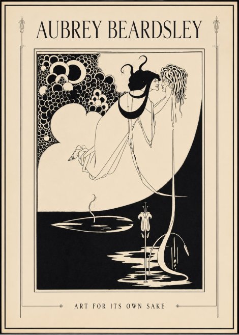 Aubrey Beardsley Art for Its Own Sake No1 - Plakat