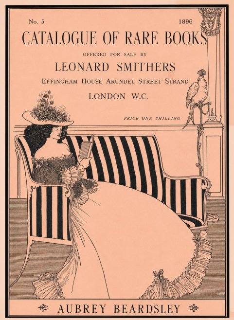 Aubrey Beardsley Catalogue of Rare Books No3 - Plakat