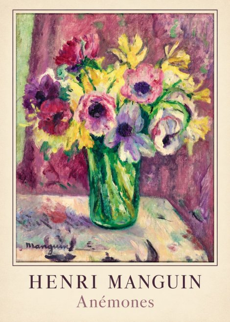 Henri Manguin Anémones No2 - Plakat