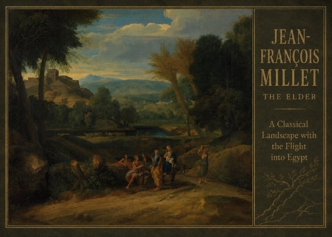 Jean-François Millet A Classical Landscape with the Flight into Egypt No2 - Plakat