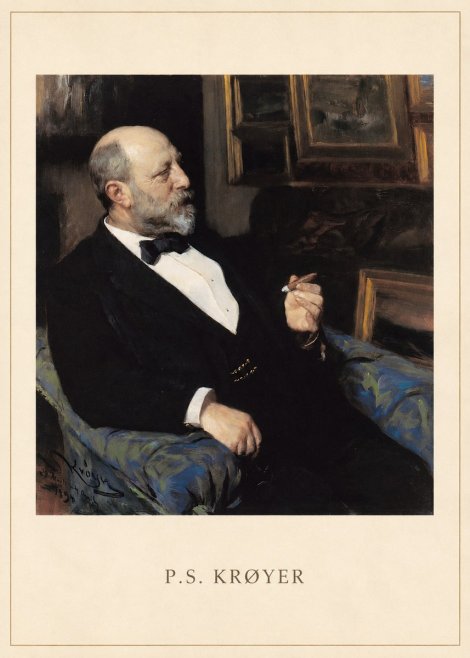 P.S. Krøyer Self-portrait I No4 - Plakat
