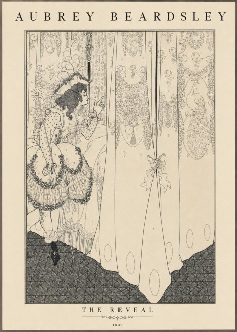 Aubrey Beardsley The Reveal No1 - Plakat