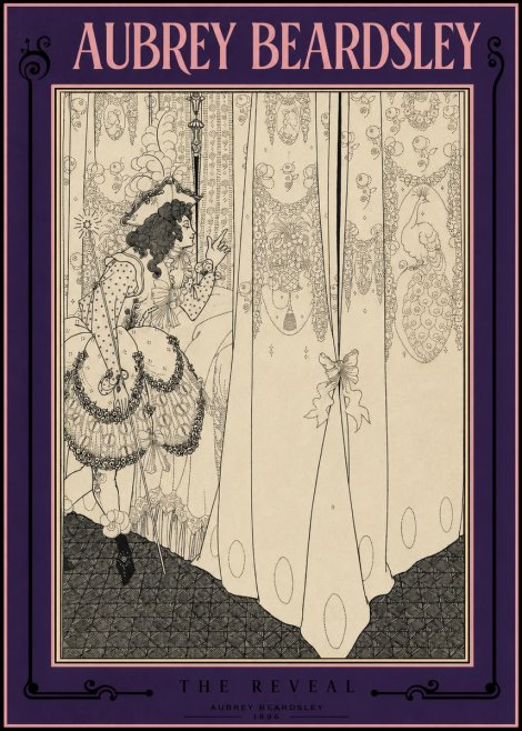 Aubrey Beardsley The Reveal No2 - Plakat