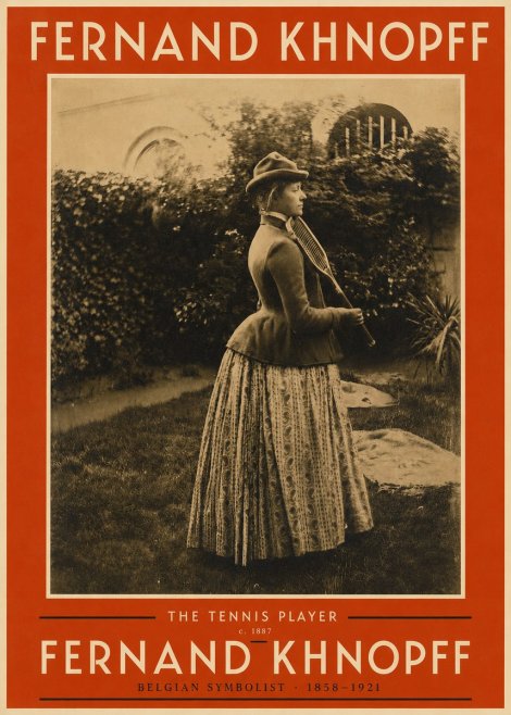 Fernand Khnopff The Tennis Player No2 - Plakat
