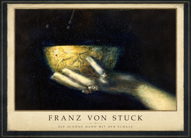 Franz von Stuck Die Schöne Hand Mit Der Schale No1 - Plakat