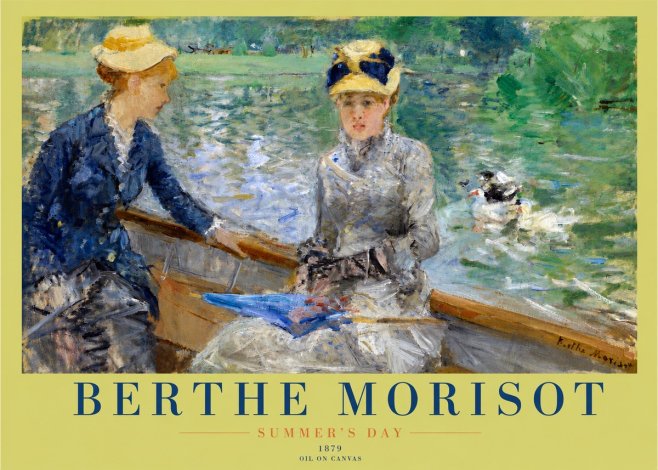 Berthe Morisot Summer's Day No3 - Plakat