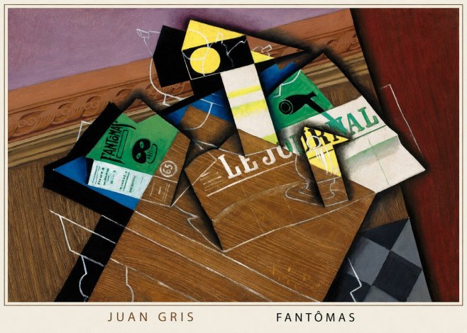 Juan Gris Fantômas I No6 - Plakat