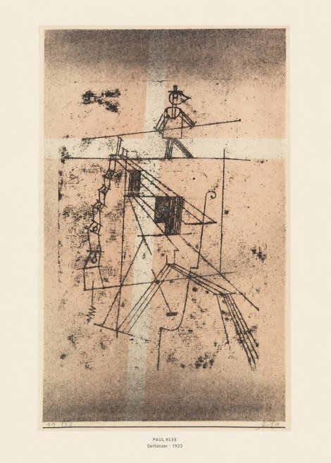 Paul Klee Seiltänzer II No6 - Plakat