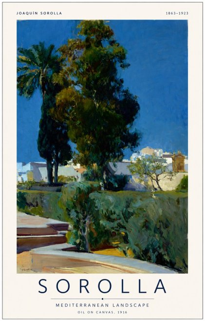 Sorolla Mediterranean Landscape No1 - Plakat