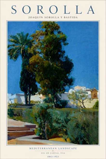 Sorolla Mediterranean Landscape No4 - Plakat