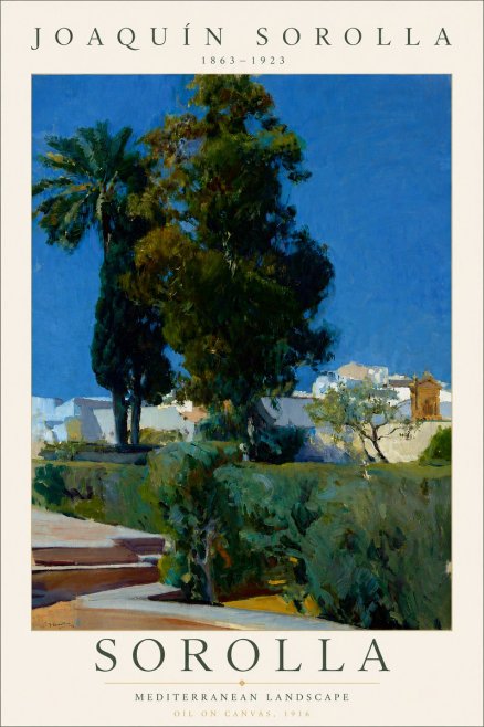 Sorolla Mediterranean Landscape No6 - Plakat
