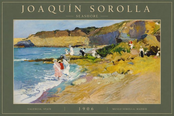 Sorolla Seashore No6 - Plakat