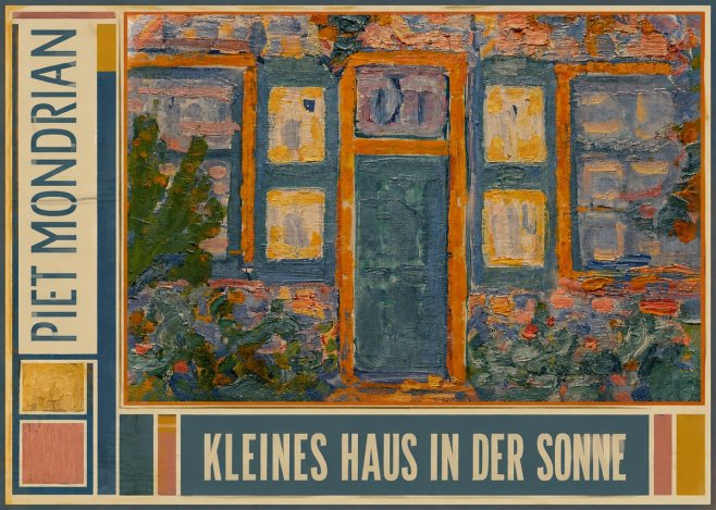 Piet Mondrian Kleines Haus in Der Sonne II No3 - Plakat