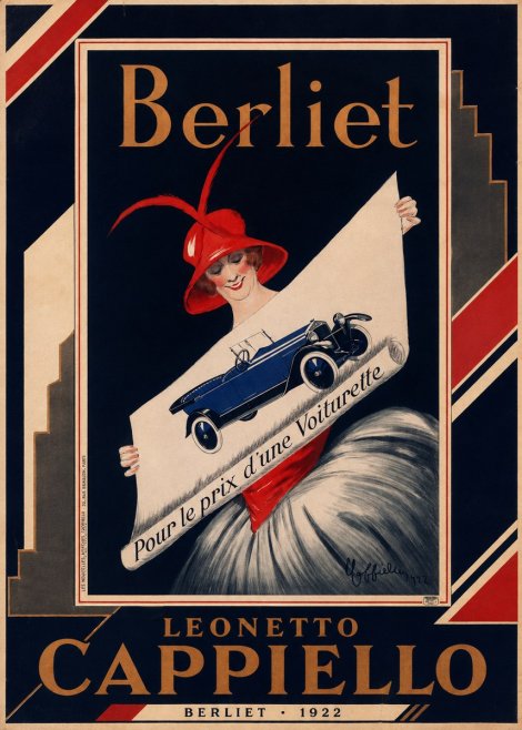 Leonetto Cappiello Berliet - Pour Le Prix D'une Voiturette No2 - Plakat