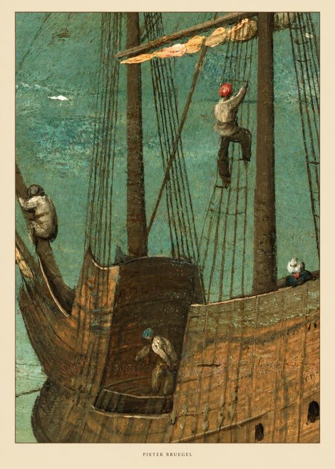 Pieter Bruegel The Ship No5 - Plakat