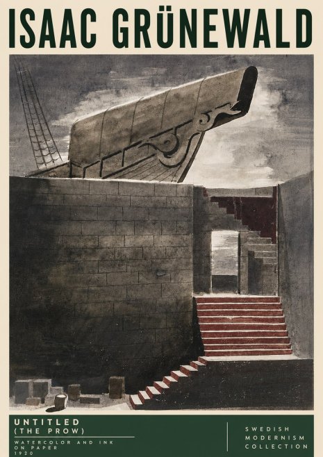 Isaac Grünewald Untitled (the Prow) No5 - Plakat