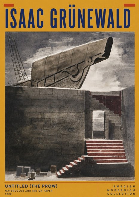 Isaac Grünewald Untitled (the Prow) No6 - Plakat