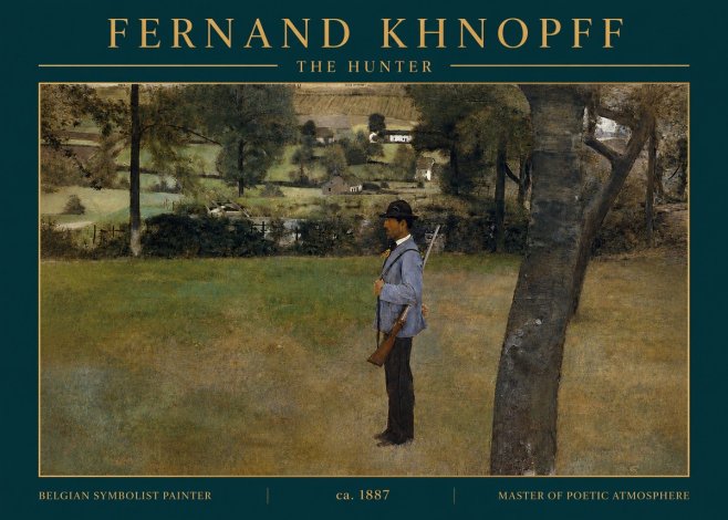 Fernand Khnopff The Hunter No3 - Plakat