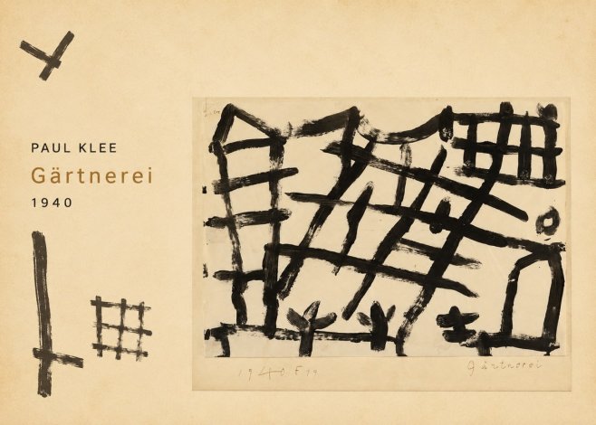 Paul Klee Gärtnerei No2 - Plakat