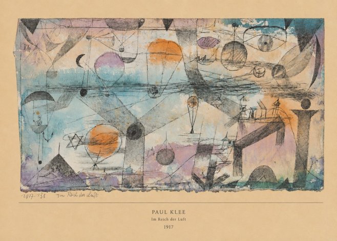 Paul Klee Im Reich Der Luft No5 - Plakat