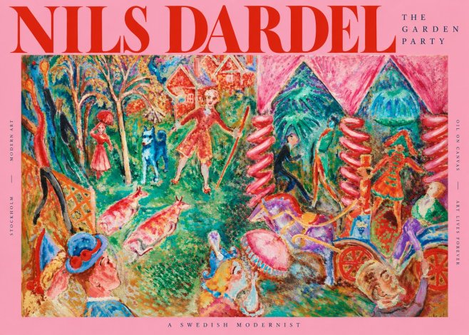 Nils Dardel The Garden Party No2 - Plakat