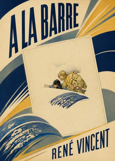 René Vincent A La Barre No5 - Plakat