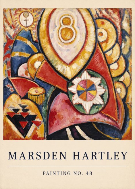 Marsden Hartley Painting No. 48 No6 - Plakat