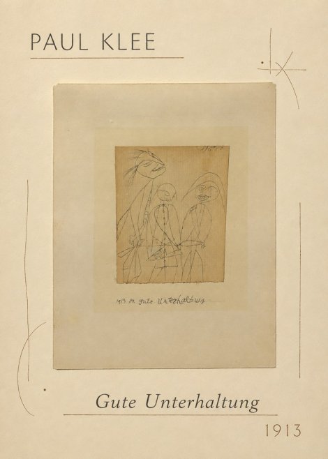 Paul Klee Gute Unterhaltung No1 - Plakat