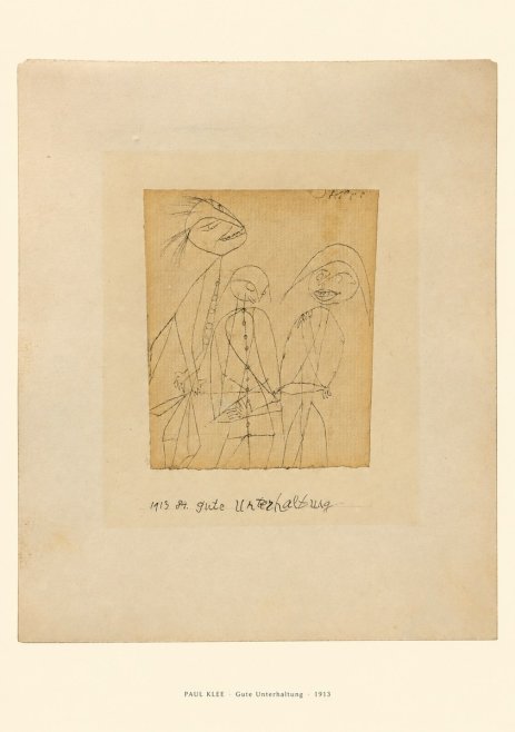 Paul Klee Gute Unterhaltung No6 - Plakat