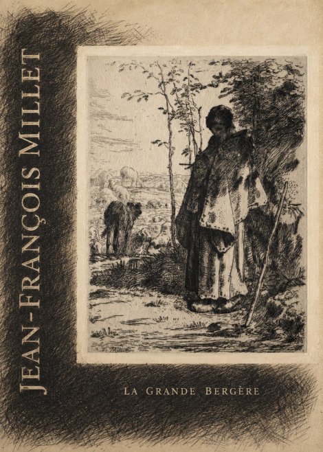Jean-François Millet La Grande Bergère No5 - Plakat