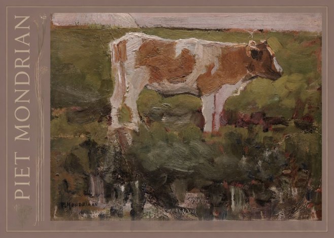 Piet Mondrian Cow No2 - Plakat