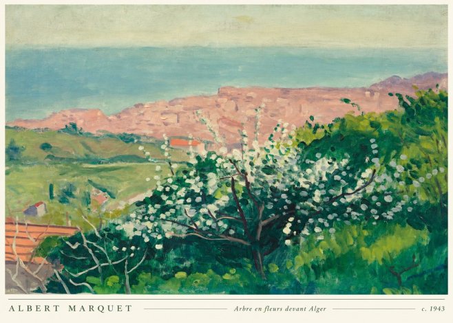 Albert Marquet Arbre En Fleurs Devant Alger No5 - Plakat