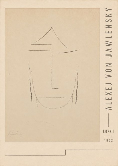 Alexej von Jawlensky Kopf I No3 - Plakat