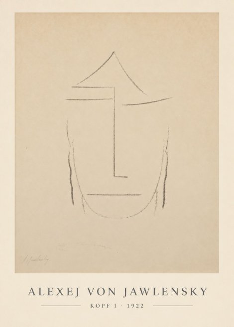 Alexej von Jawlensky Kopf I No6 - Plakat