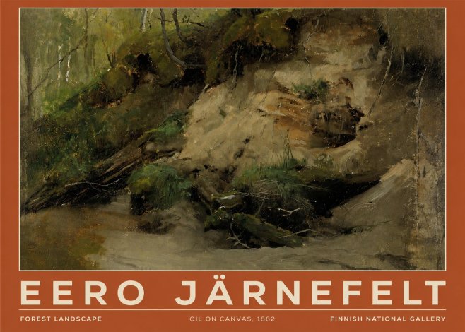 Eero Järnefelt Forest Landscape I No3 - Plakat