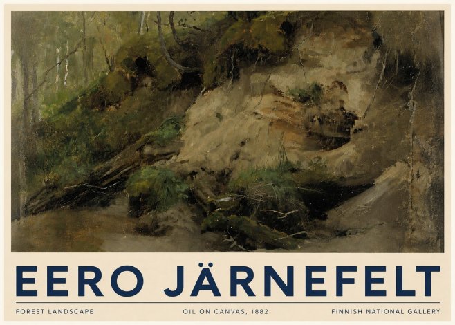 Eero Järnefelt Forest Landscape I No5 - Plakat