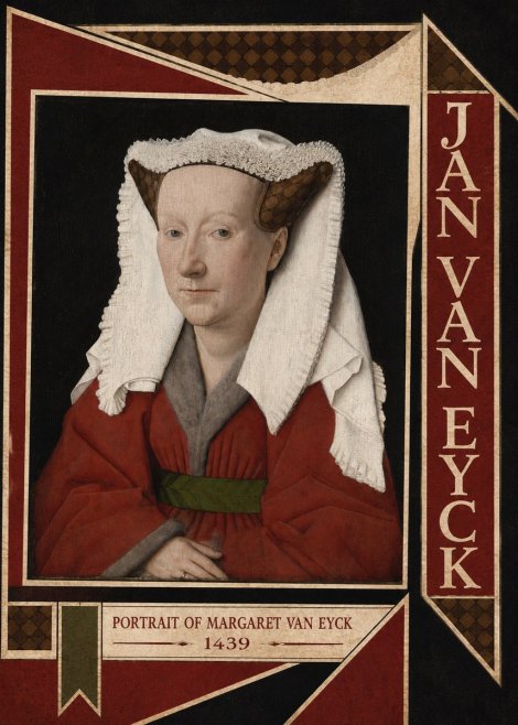 Jan van Eyck Portrait of Margaret Van Eyck I No6 - Plakat