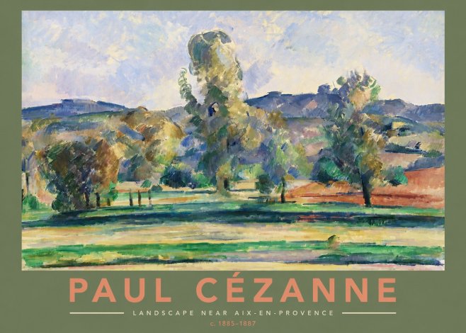 Paul Cézanne Landscape Near Aix-en-provence II No2 - Plakat