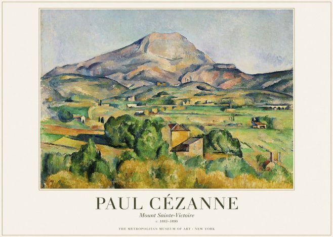 Paul Cézanne Mount Sainte-victoire No1 - Plakat