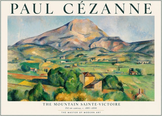 Paul Cézanne Mount Sainte-victoire No2 - Plakat