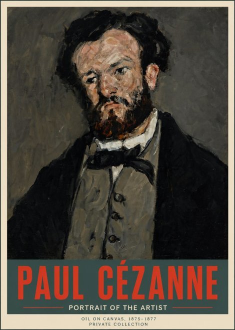 Paul Cézanne Portrait of the Artist I No5 - Plakat