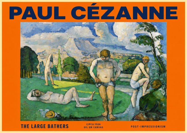 Paul Cézanne Bathers II No6 - Plakat