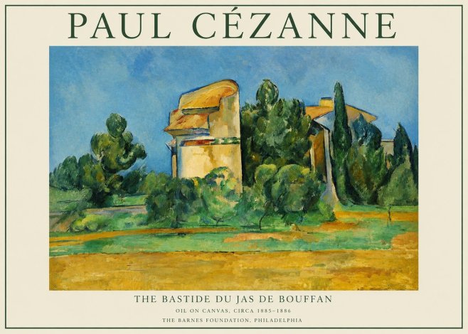 Paul Cézanne The Bastide Du Jas De Bouffan No1 - Plakat