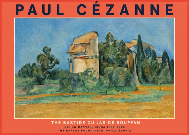Paul Cézanne The Bastide Du Jas De Bouffan No2 - Plakat