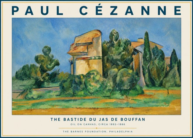Paul Cézanne The Bastide Du Jas De Bouffan No5 - Plakat