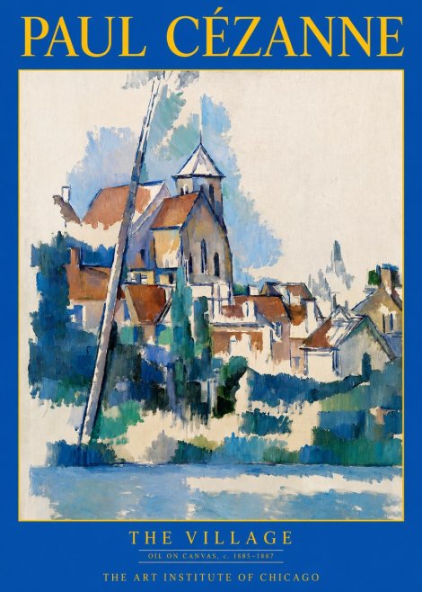 Paul Cézanne The Village II No2 - Plakat