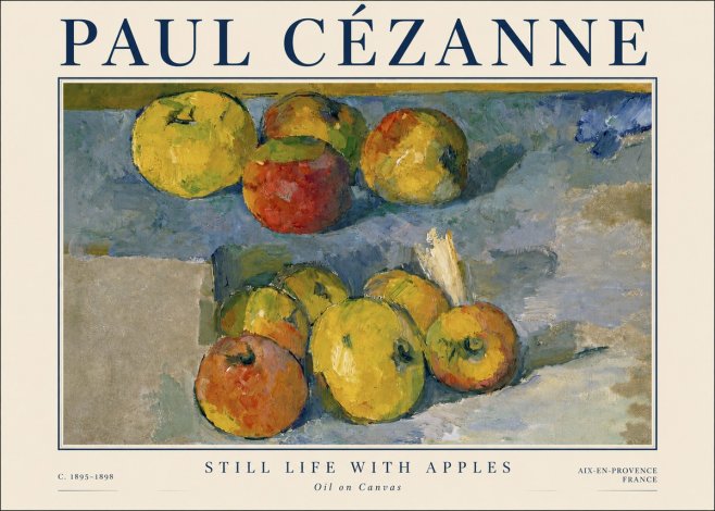 Paul Cézanne Still Life with Apples No3 - Plakat