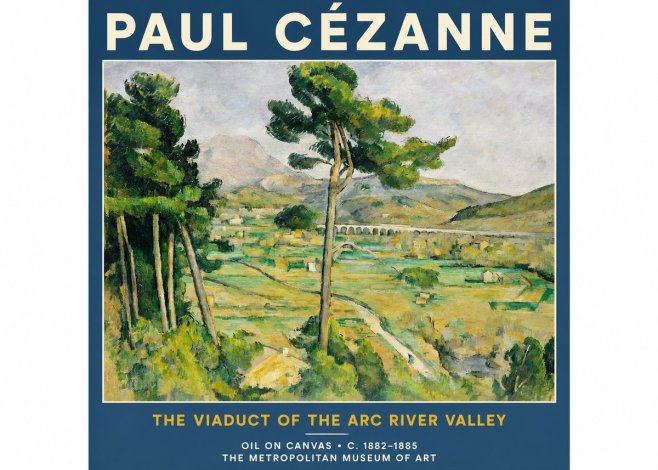 Paul Cézanne The Viaduct of the Arc River Valley No2 - Plakat