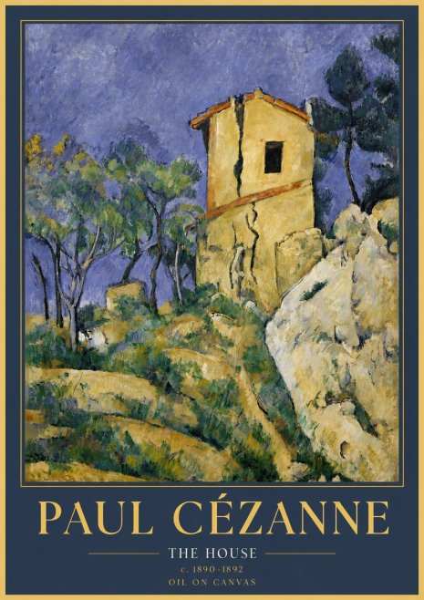 Paul Cézanne The House No5 - Plakat