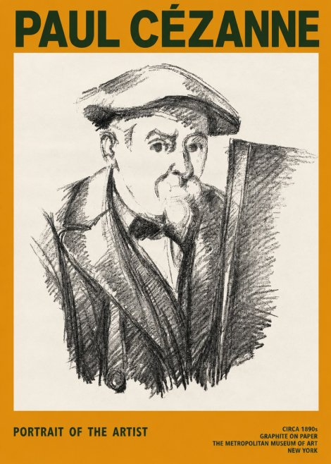 Paul Cézanne Portrait of the Artist III No2 - Plakat